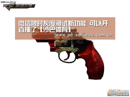 微信限时灰度测试新功能 可以开直播了【沙巴体育】(图1) 沙巴足球