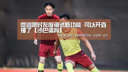 微信限时灰度测试新功能 可以开直播了【沙巴体育】(图3) 沙巴足球